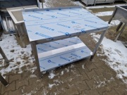 Stół Gastronomiczny Z Półką Stal Nierdzewna 120/80/85