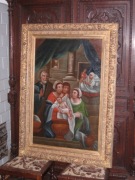 Barokowy obraz narodzenie Marii .