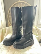 Kozaki na koturnie Patrizia Pepe rozmiar 40 