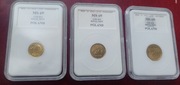 Monety 1 2 5 gr groszy 2013 The Royal Mint, grading PCG, MS69