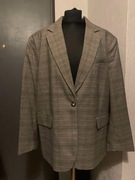 H&M żakiet marynarka wdzianko narzutka oversize kratka duża
