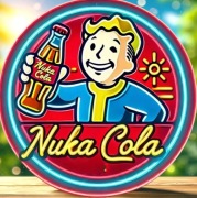 Vintage znak drewniany Nuka Cola 7,8x7,8 cala dekoracja do domu i baru