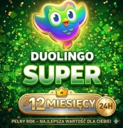Duolingo super 12 miesięcy | Błyskawiczna dostawa