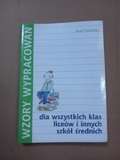 Wzory wypracowań dla wszystkich klas liceów innych szkół średnich Poznański