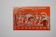 Burundi Sw 1801-03** Boże Narodzenie /ms/