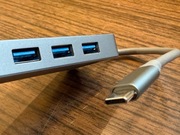 Hub LETSCOM USB-C Aluminiowy USBC004