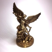 MICHAŁ ARCHANIOŁ figurka w kolorze brązowym (PLA SILK) - DRUK3D
