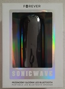 FOREVER Sonicwave, przenośny głośnik LED Bluetooth, 2x10 W