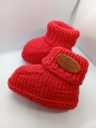 Buciki niemowlęce niechodki szydełkowe Handmade