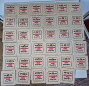 Podstawki kafelki do szklanek piwa Dortmunder Union 35 szt.