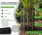 Siatka ogrodzeniowa ochrona drzewek