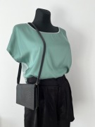 Laura Scott szałwiowa, klasyczna, elegancka bluzka, zielona Nowa 40 L