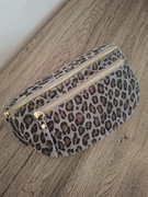 Torebka nerka zamszowa panterka