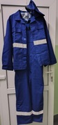 Komplet ubrania roboczego, ogrodniczki, bluza, koszula, czapeczka, 164cm