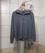 Sweter sweterek L Bugatti męski cotton baumwolle bawełna wełna classic 