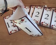 Numery na stoły od 1 do 15