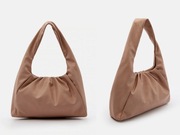 MOHITO beżowa torebka worek NOWA shopper skóra A4