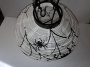 Lampion Świecący Pająk LED Ozdoba 