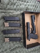 Magazynki sig sauer p320 WE x4 + uszkodzona replika