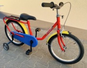 Rower Rowerek Dziecięcy PUKY 18" Czerwony Sprawny ZL18 z Bocznymi Kółkami