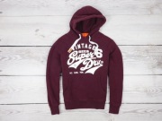SUPERDRY__VINTAGE LOGO BURGUNDY M20909TP__BURGUNDOWA Z KAPTUREM__XL