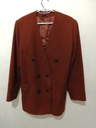 Vintage PRL długi płaszcz - Moda Polska Warszawa. Lata 80./90.