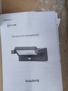 Zewnetrzny kinkiet led