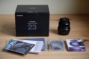 Fujinon XF 23mm f/2 R WR – stan idealny, komplet + filtr UV
