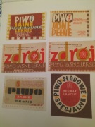Stare etykiety piwne