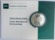 10 zł Historia Monety Polskiej – denar Bolesława III Krzywoustego + Folder 