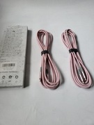 Zestaw dwóch kabli ładujących usb c , 3 m 