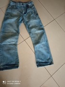 Spodnie 134 cm Jeansy niebieski jasny