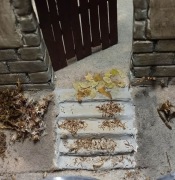 Listki liście posypka modelarska do makiet dioram modeli 1:35 skala