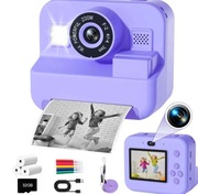 Edukacyjny termiczny aparat fotograficzny natychmiastowe drukowanie + 32gb