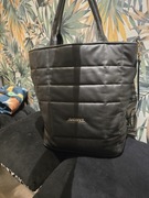 Galucci shopperka czarna długi pasek