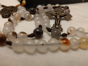 Różaniec tradycyjny z kamienia naturalnego