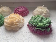 Świece sojowe ręcznie robione - róża