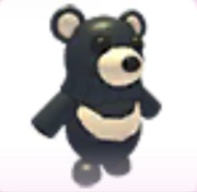 Black Moon Bear - Adopt Me Roblox