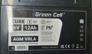 2x Baterie żelowe Green Cell CUBE 6V 12Ah nowe