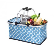 Kosz termiczny na plaże piknik biwak błękitny 30L