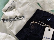 Komplet chłopiec koszula muszka  spodnie 68 cm