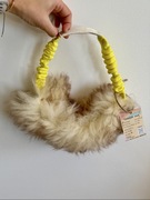 Szarpak ring z futrem owcy i amortyzacją