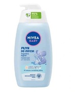 NIVEA Baby Płyn do mycia Łagodna kąpiel, olejek migdałowy dla dzieci 450ml
