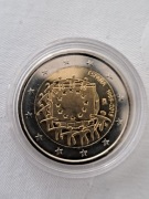 24. Hiszpania 2015. 30 lat flagi Unii . Moneta 2 euro €. Mennicza.
