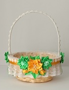 Koszyk, koszyczek wielkanocny na święconkę + serwetka