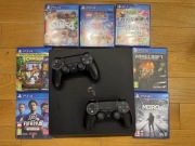 PS4 Pro 1TB (CUH-7216B) | Soft 11.00 (Jailbreak)| 2 Pady | 7 Gier |Jak NOWA
