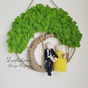 Drzewko szczęścia z chrobotkiem na ślub 