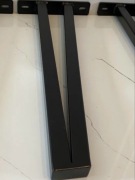 Metalowa noga 60 cm, nogi loftowe z profilu  