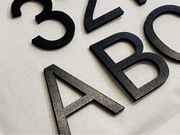 Litery cyfry dekoracyjne na ścianę wysokość 20cm