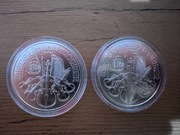2X monety bulionowe 1 uncja srebra Filharmonicy Wiedeńscy 2022